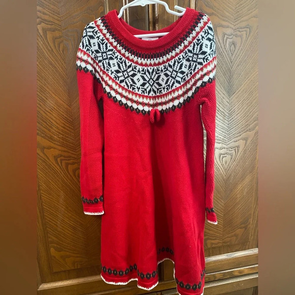 Hanna Andersson Fair Isle Sweater Dress - Picture 1 of 9